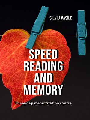 cover image of SPEED READING AND MEMORY